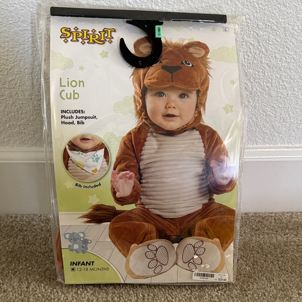 Spirit Brown Lion Cub Costume for Infants